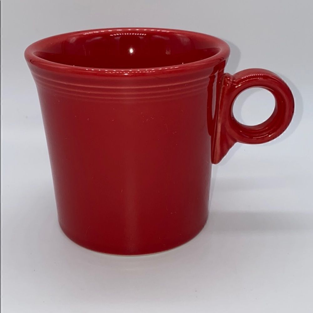 fiestaware red mug  